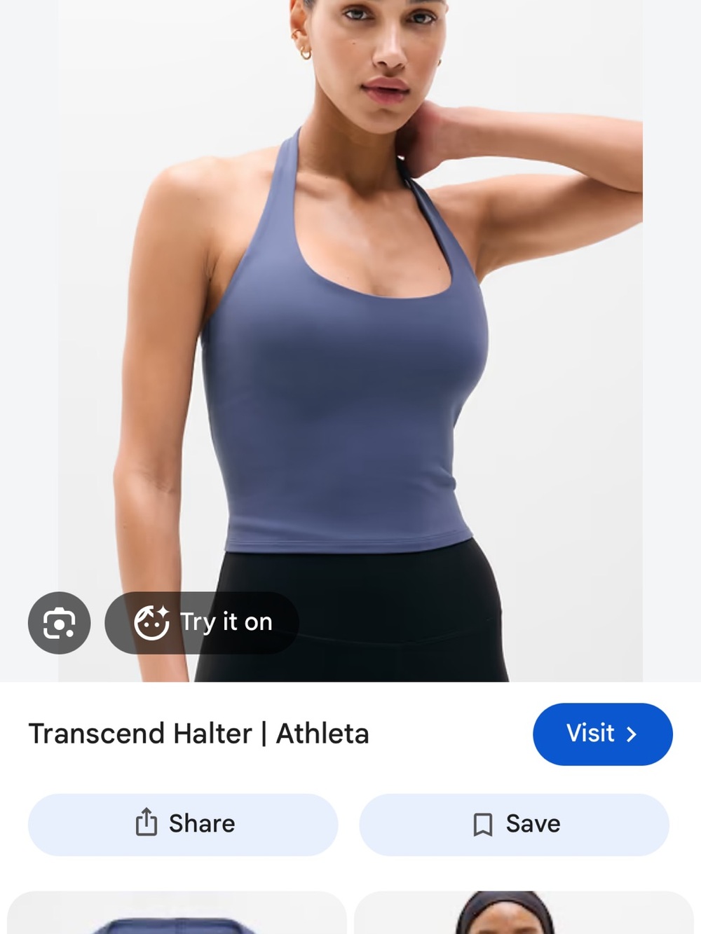 Athelta halter top . Vera color